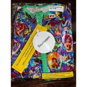 V125. Showstoppers Disney Ariel Under the Sea‎ Bamboo Zippy 12/18M NIB